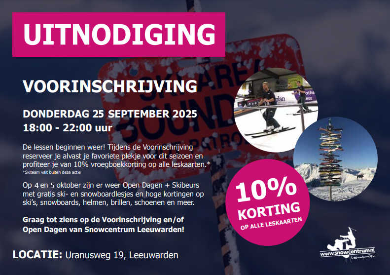 Voorinschrijving 2025-2026